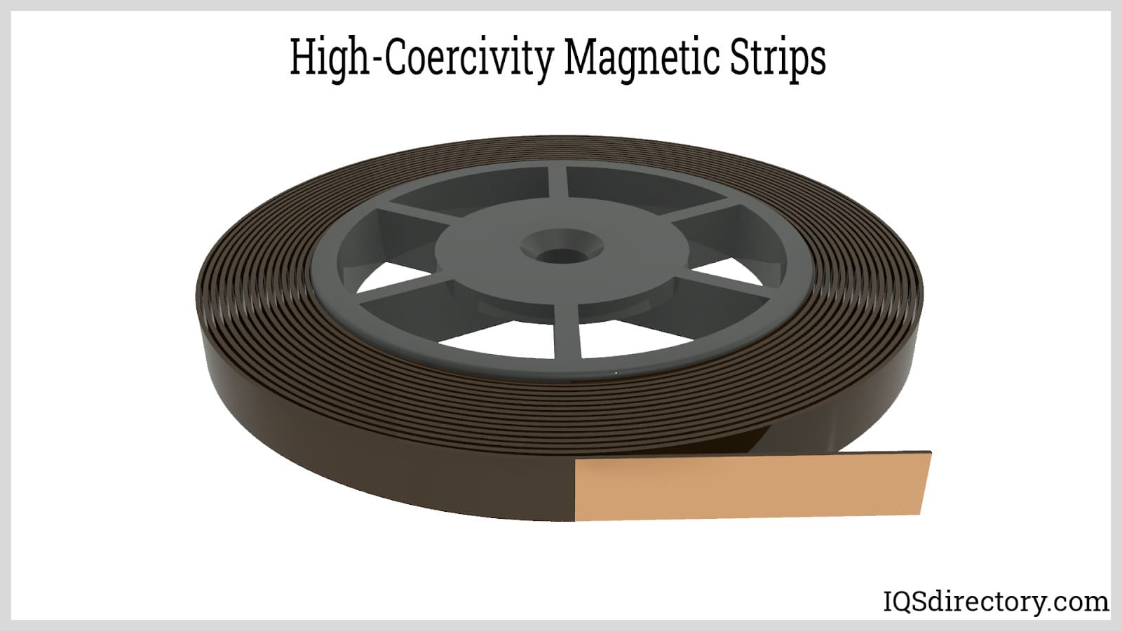 high coercivity magnetic strips